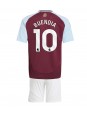 Aston Villa Emiliano Buendia #10 Domácí dres pro děti 2024-25 Krátký Rukáv (+ trenýrky)